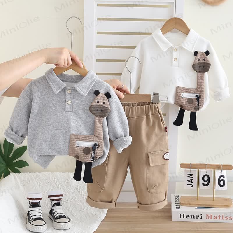Baby Toddler Boy Giraffe 2-piece Set - image 1