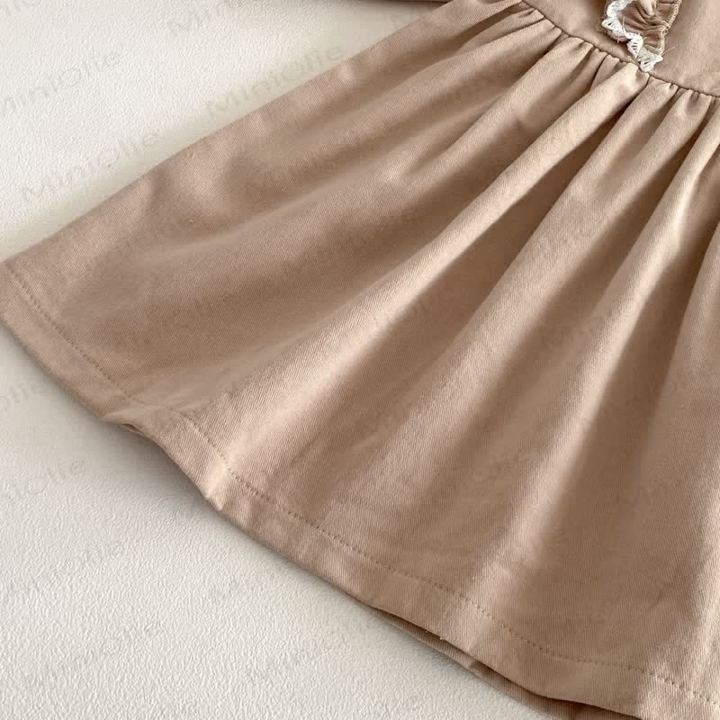 Baby Toddler Girl Solid Color Dress - image 9