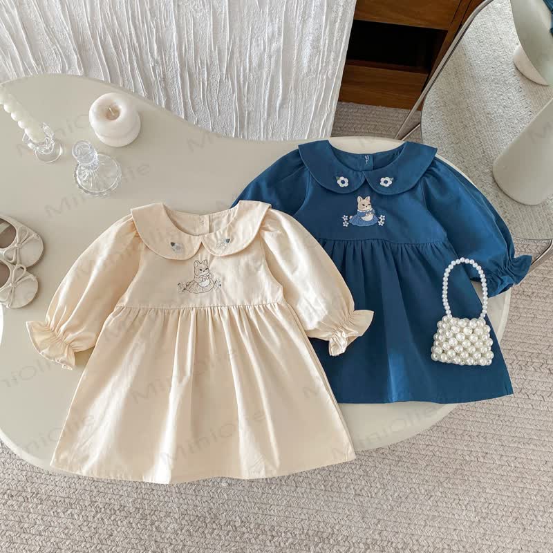 Baby Toddler Girl Bunny Dress - image 2
