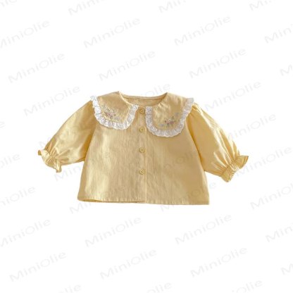 Baby Toddler Floral Embroidered T-shirt - image 7