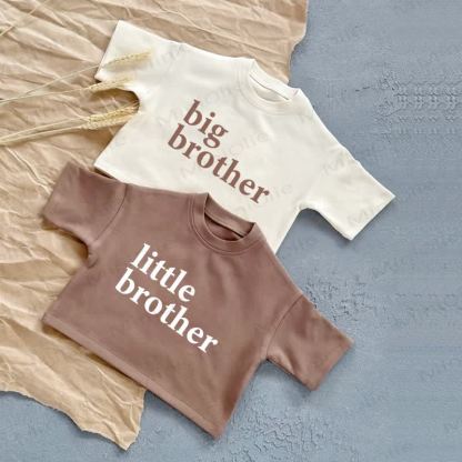 BIG/LITTLE BROTHER Baby Summer Casual T-Shirt - image 1