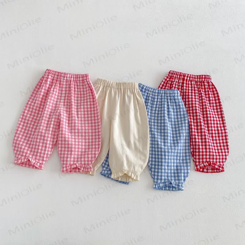 Baby Toddler Girl Plaid Pants - image 1