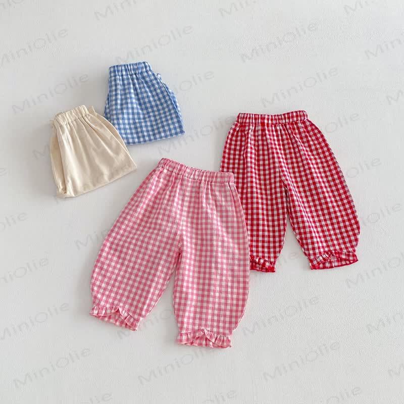 Baby Toddler Girl Plaid Pants - image 4