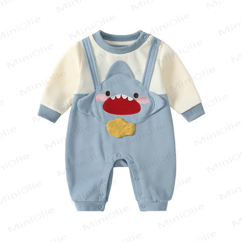 Baby Shark Blue Romper - image 3
