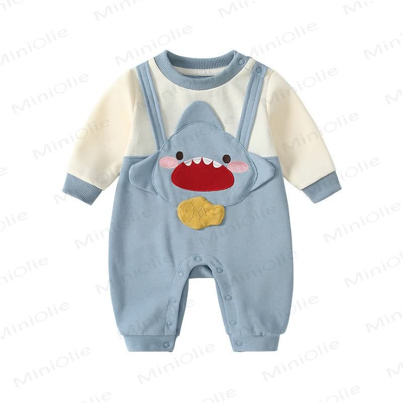 Baby Shark Blue Romper - image 3
