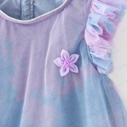 Toddler Kid Girl Flower/Love Mesh Dress - image 8