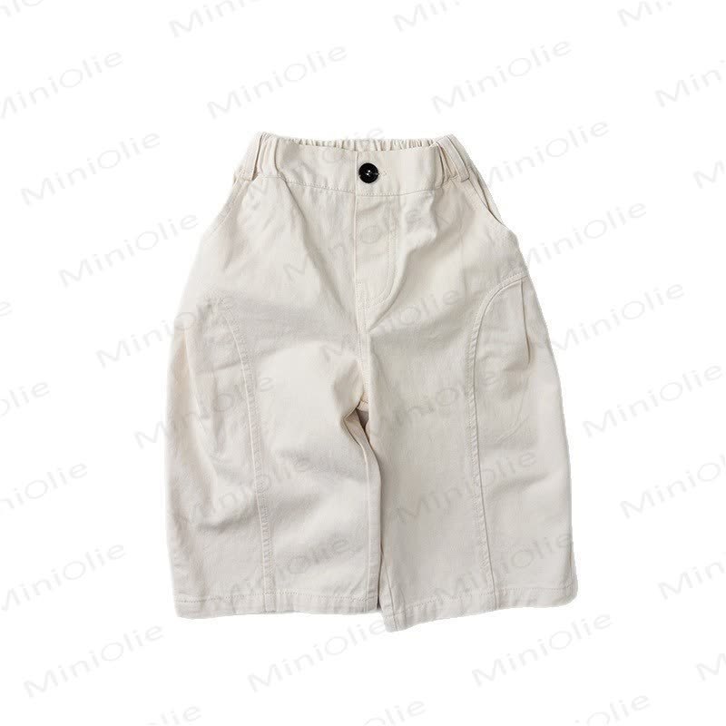 Baby Toddler Solid Color Loose Trousers - image 4