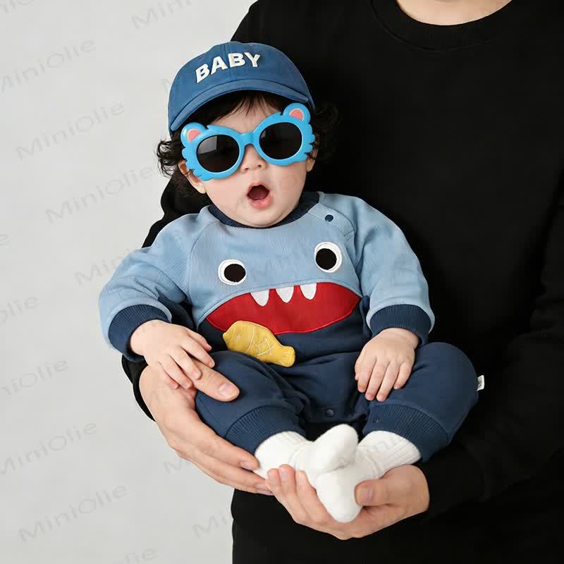 Baby Shark Color Block Romper - image 6