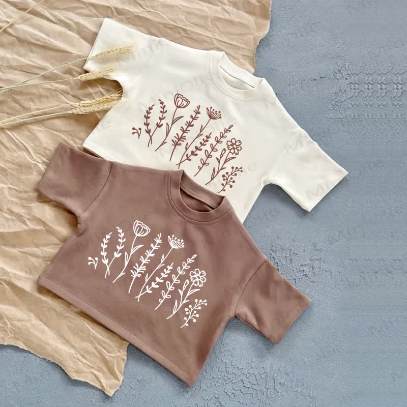 Baby Wildflower Summer Casual T-shirt - image 1