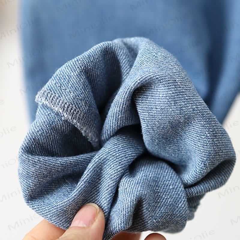 Baby Toddler Blue Jean Overalls - image 9