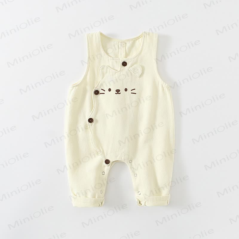 Baby Toddler Cat Jean Overalls - image 5