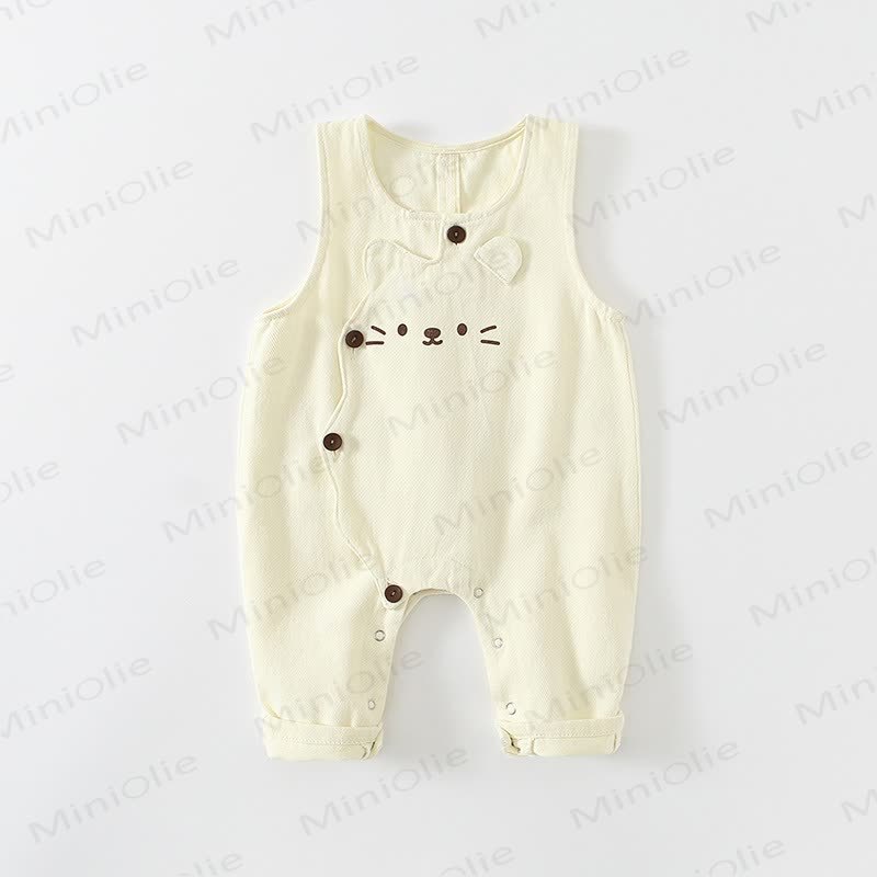 Baby Toddler Cat Jean Overalls - image 5
