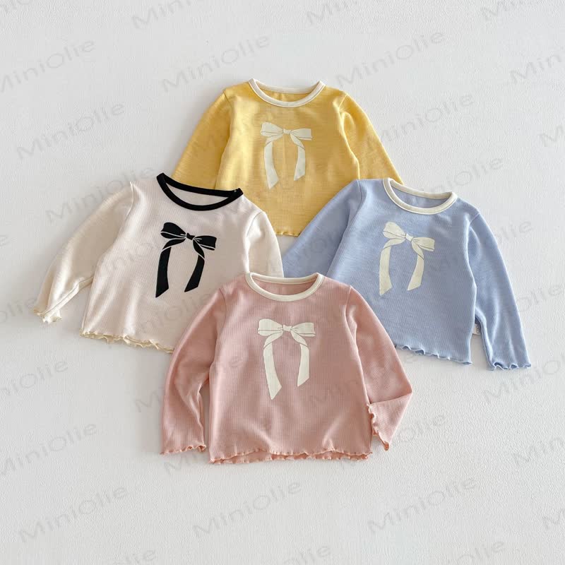 Baby Toddler Girl Sweet Bow 2-piece Set - image 3