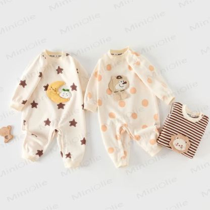 Baby Lion Moon Romper - image 1