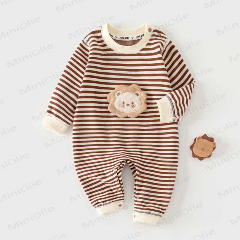 Baby Lion Moon Romper - Lion - 18-24M - image 2