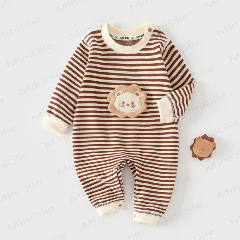 Baby Lion Moon Romper - Lion - 18-24M - image 2