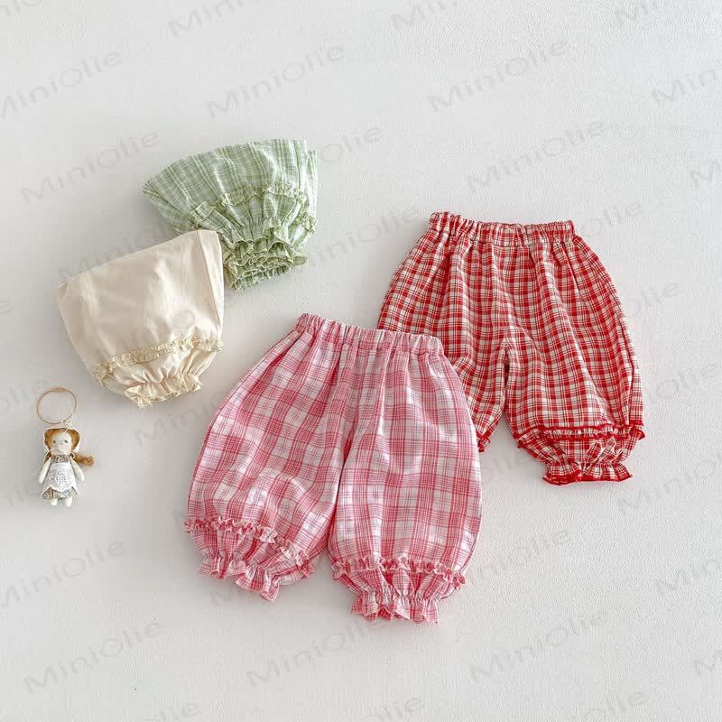 Baby Toddler Girl Check Pants - image 3