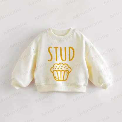 STUD Baby Toddler Cake Cream Sweatshirt - Cream - 3-5T - image 1