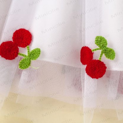 Baby Girl Sweet Flying Sleeves Mesh Dress - image 16