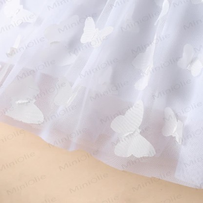 Baby Girl Sweet Flying Sleeves Mesh Dress - image 27