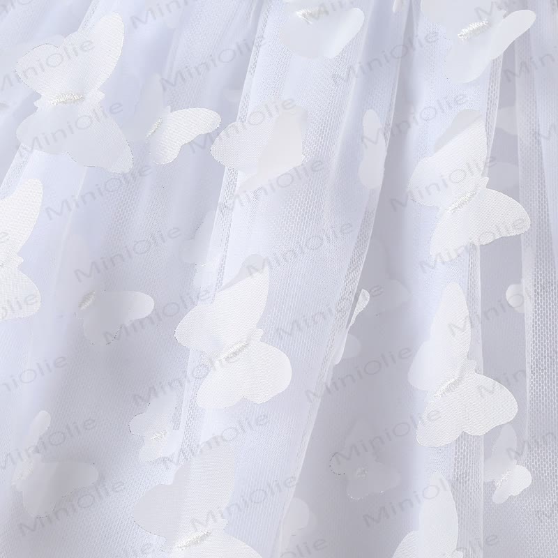 Baby Girl Sweet Flying Sleeves Mesh Dress - image 28