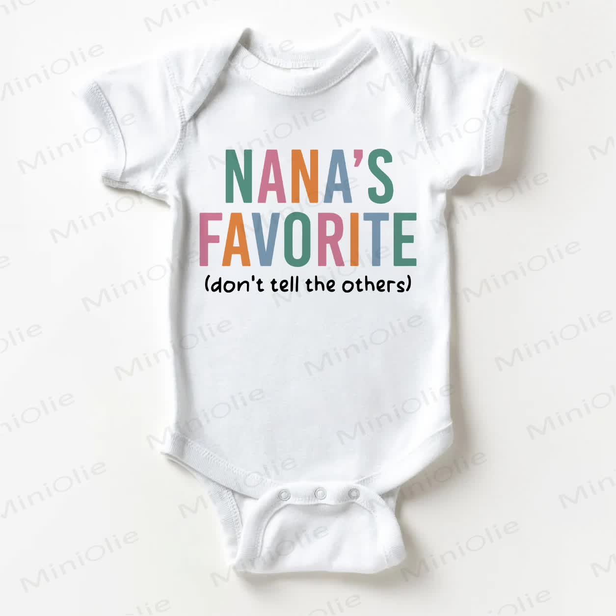 NANA'S FAVORITE Baby White Bodysuit - White - 18-24M - image 1