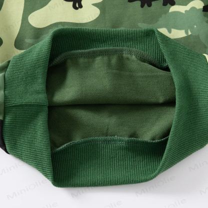 Toddler Boy Camouflage Dinosaur Sweatshirt - image 4