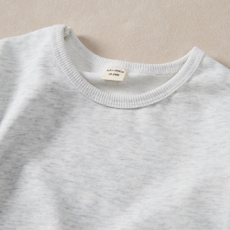 I'M WATCHING FORMULA 1 WITH MOMMY Baby Car Sweatshirt 2-piece Gray Set - image 3