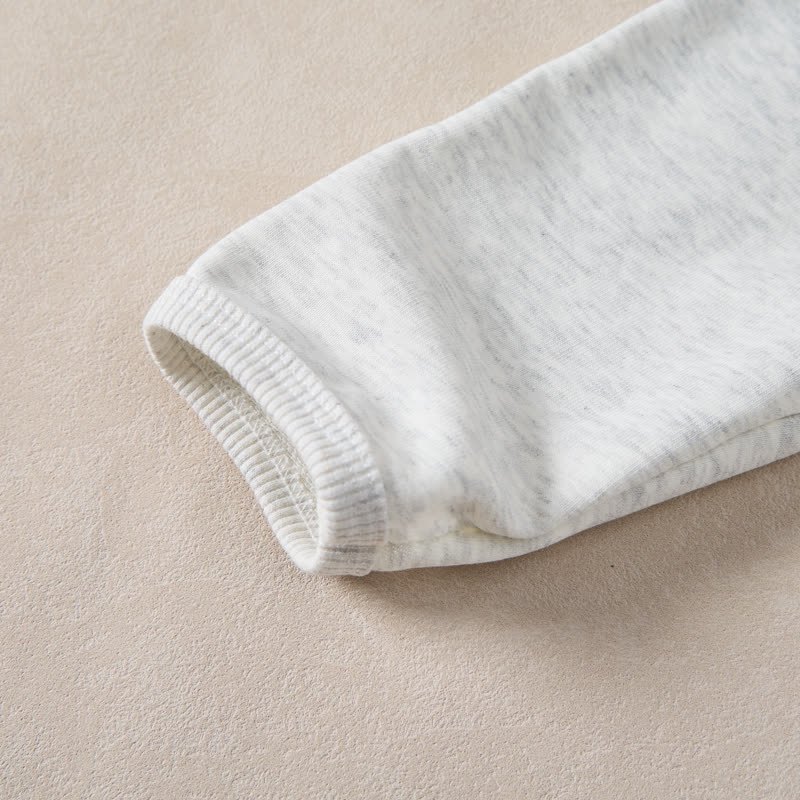 I'M WATCHING FORMULA 1 WITH MOMMY Baby Car Sweatshirt 2-piece Gray Set - image 2