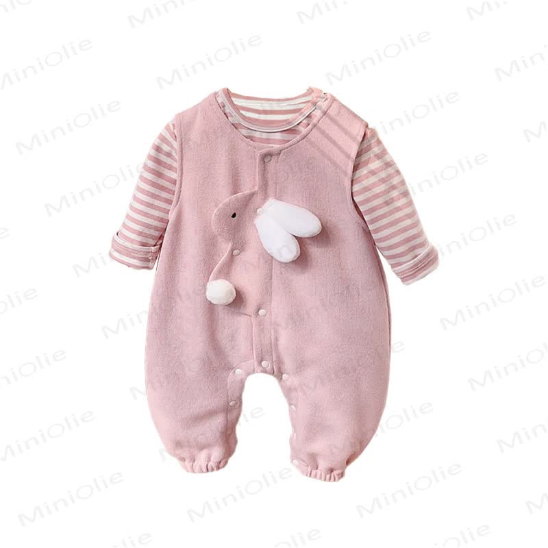Baby Rabbit Overalls and Striped Tee Set - image 13