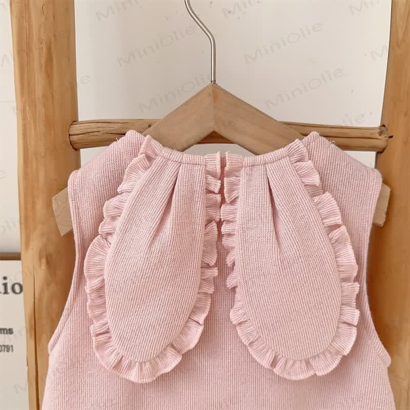 Baby Rabbit Overalls and Striped Tee Set - image 3