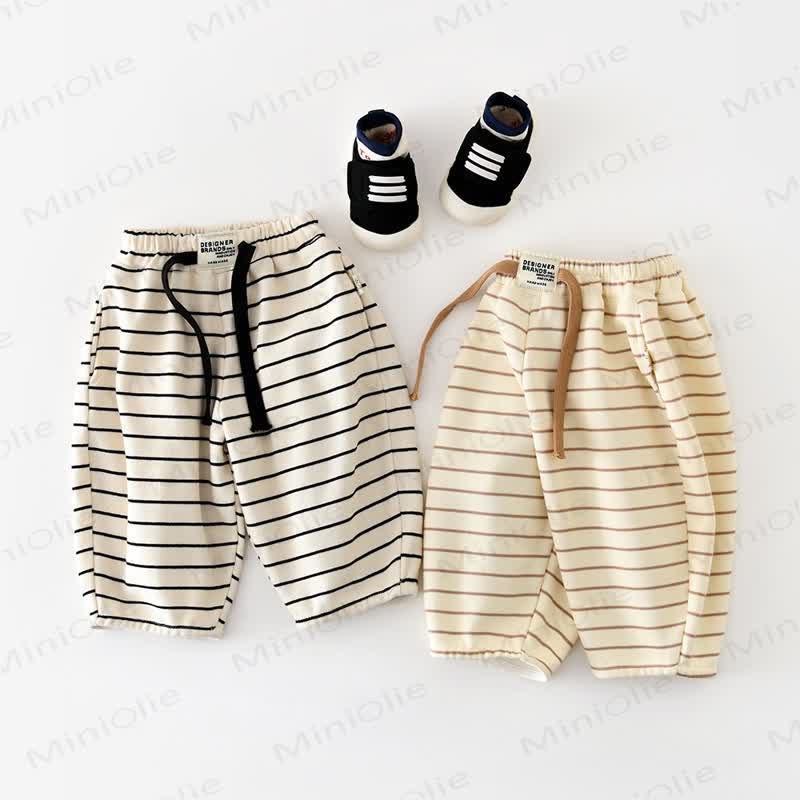 Baby Toddler Striped Jogger Pants - image 1