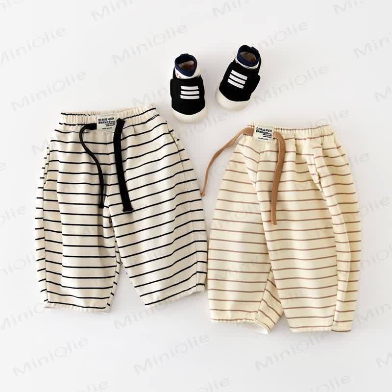 Baby Toddler Striped Jogger Pants - image 1