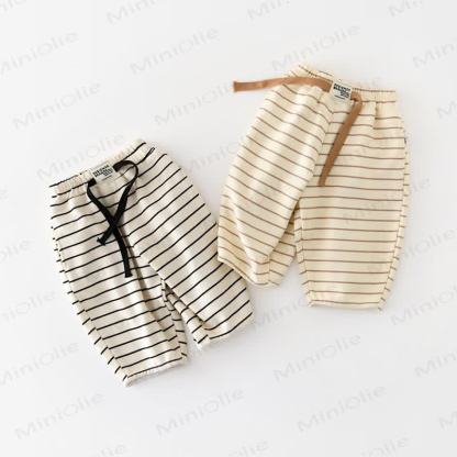 Baby Toddler Striped Jogger Pants - image 2