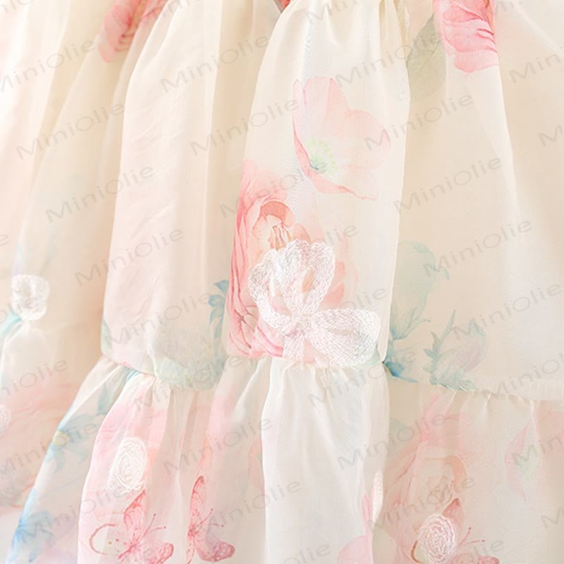 Baby Toddler Girl Flower Bow Dress - image 8