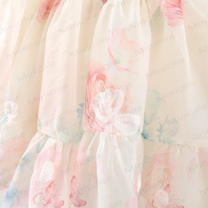 Baby Toddler Girl Flower Bow Dress - image 8