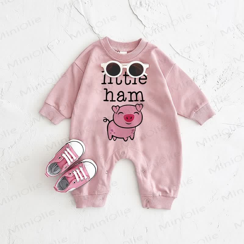 LITTLE HAM Baby Pink Romper - Pink - 2-3T - image 1