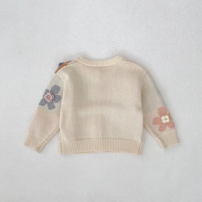 Baby Flower Embroidered Cardigan - image 5