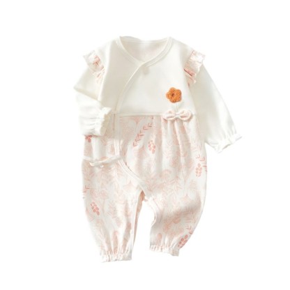 Baby Newborn 3D Flower Kimono Romper - image 3