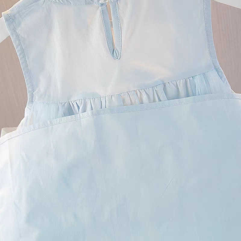Toddler Kid Girl Floral Mesh Sleeveless Dress - image 7