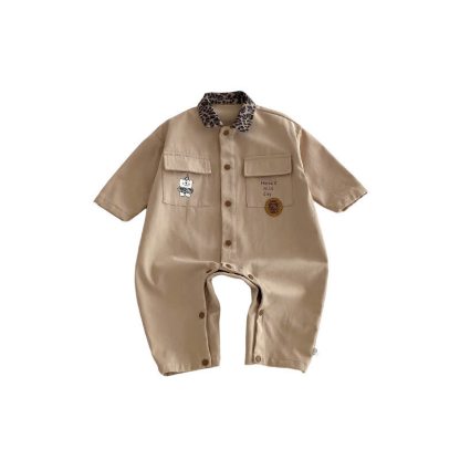 Baby Leopard Romper/Jacket/Overalls - image 4