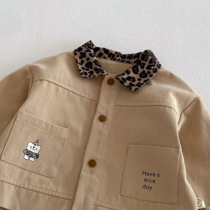 Baby Leopard Romper/Jacket/Overalls - image 7