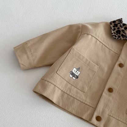 Baby Leopard Romper/Jacket/Overalls - image 9