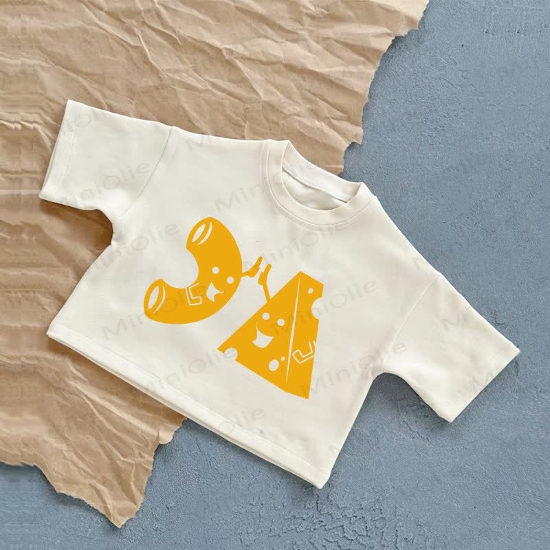 Baby Mac And Cheese Summer Casual T-Shirt - White - 2-3T - image 2