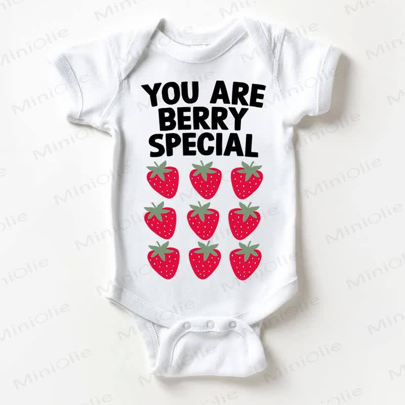 YOU ARE BERRY SPECIAL Baby White Bodysuit - White - 18-24M - image 1