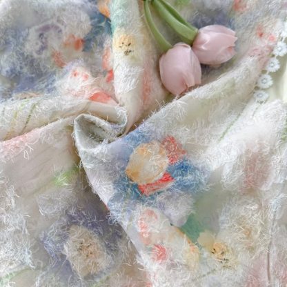 Toddler Kid Girl Beige Flower Sleeveless Dress - image 7