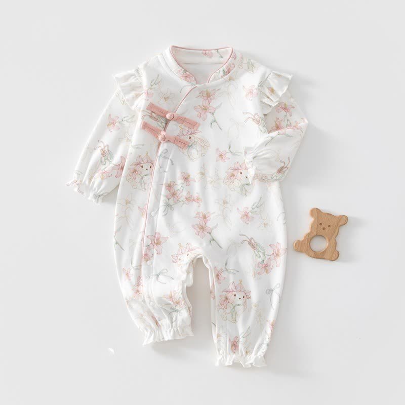Baby Rabbit Pink Romper - Pink - 18-24M - image 1