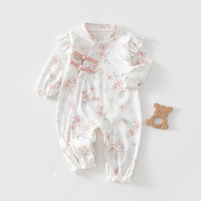 Baby Rabbit Pink Romper - Pink - 18-24M - image 1