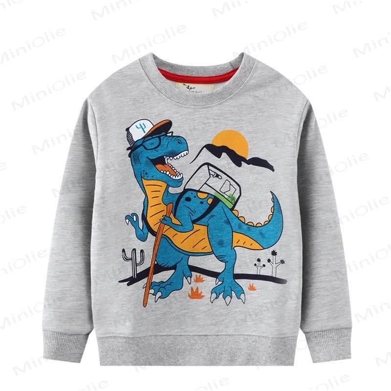 Toddler Dinosaur Grey Dinosaur - Grey - 7T - image 1