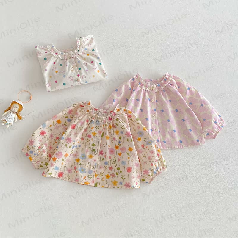 Baby Toddler Rabbit/Flower/Bow Shirt - image 1